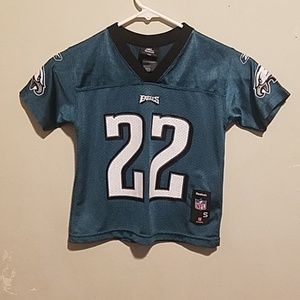 Reebok kids Eagles 22 Samuel Jersey sz small 4
